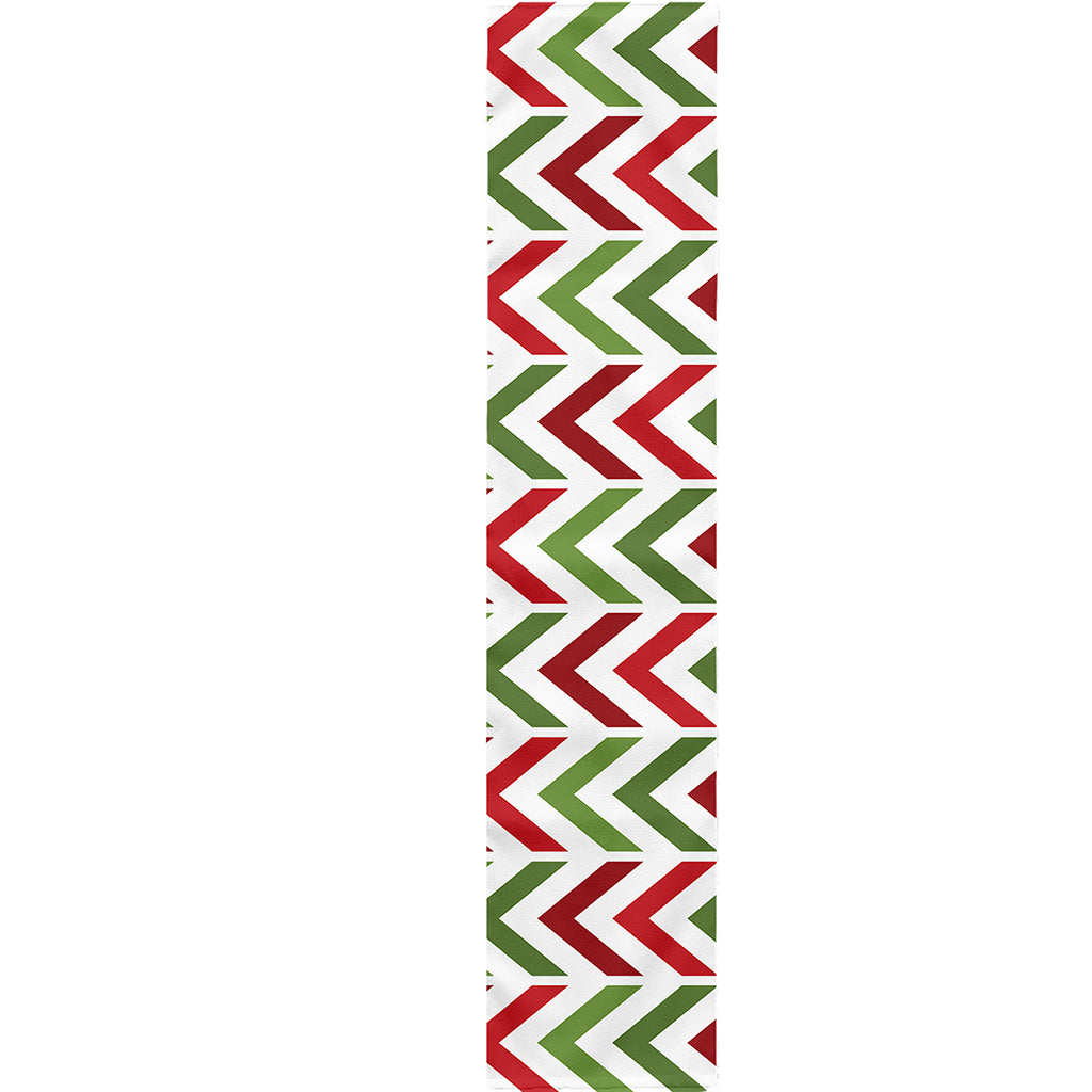 Zigzag Merry Christmas Pattern Print Table Runner