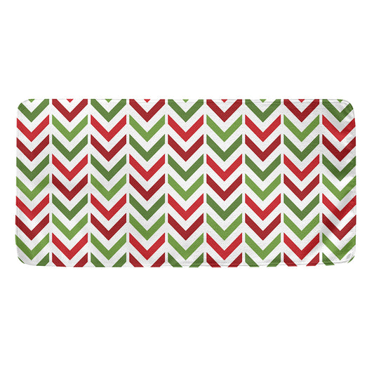 Zigzag Merry Christmas Pattern Print Towel