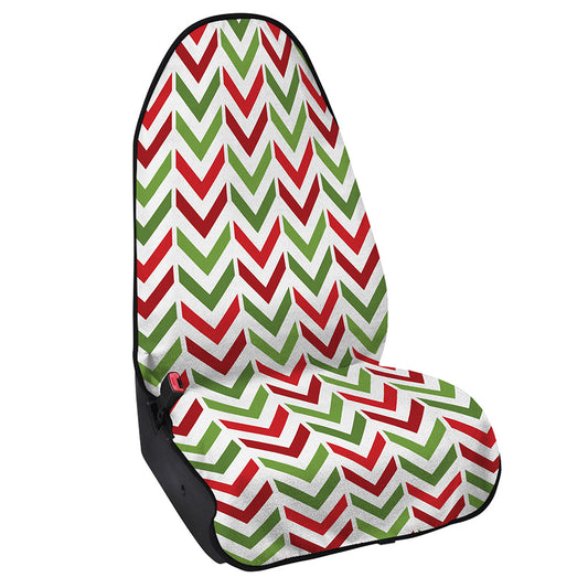Zigzag Merry Christmas Pattern Print Waterproof Car Seat Cover