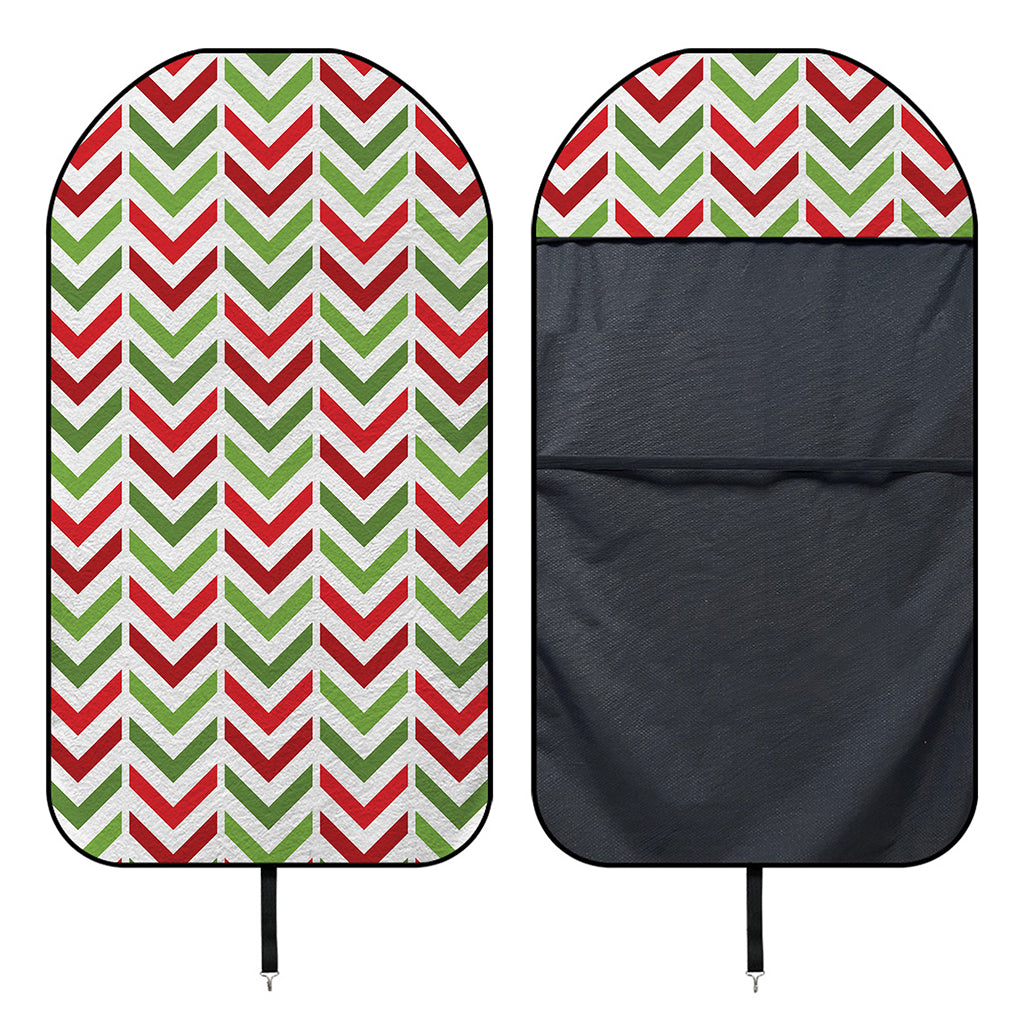 Zigzag Merry Christmas Pattern Print Waterproof Car Seat Cover