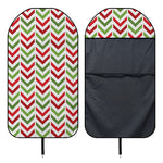 Zigzag Merry Christmas Pattern Print Waterproof Car Seat Cover