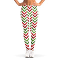 Zigzag Merry Christmas Pattern Print Women's Leggings
