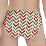 Zigzag Merry Christmas Pattern Print Women's Panties