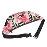 Zigzag Peony And Rose Pattern Print Fanny Pack