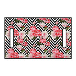 Zigzag Peony And Rose Pattern Print Golf Cart Seat Cover