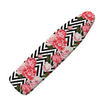 Zigzag Peony And Rose Pattern Print Ironing Board Cover
