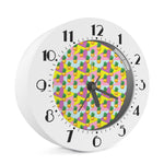 Zigzag Pineapple Pattern Print Alarm Clock