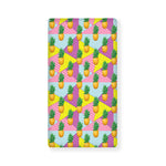 Zigzag Pineapple Pattern Print Baby Crib Sheet