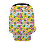 Zigzag Pineapple Pattern Print Baby Seat Cover