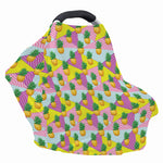 Zigzag Pineapple Pattern Print Baby Seat Cover