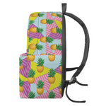 Zigzag Pineapple Pattern Print Backpack