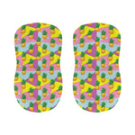 Zigzag Pineapple Pattern Print Bar Stool Covers