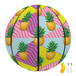 Zigzag Pineapple Pattern Print Basketball