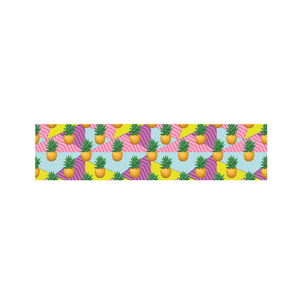 Zigzag Pineapple Pattern Print Bed Runner
