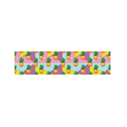 Zigzag Pineapple Pattern Print Bed Runner