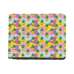 Zigzag Pineapple Pattern Print Bifold Wallet