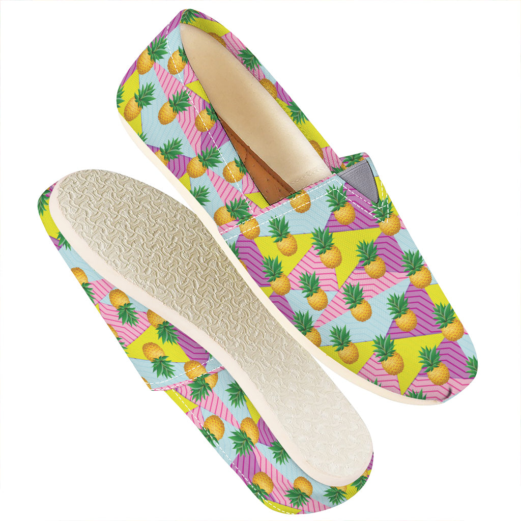 Zigzag Pineapple Pattern Print Casual Shoes