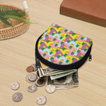 Zigzag Pineapple Pattern Print Coin Purse