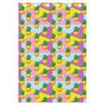 Zigzag Pineapple Pattern Print Curtain