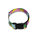 Zigzag Pineapple Pattern Print Dog Collar