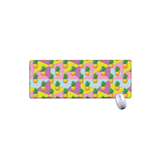 Zigzag Pineapple Pattern Print Extended Mouse Pad