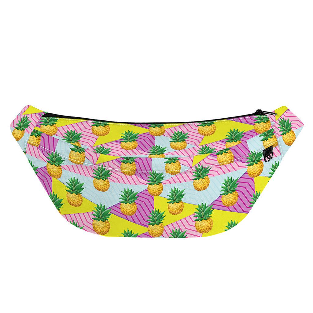 Zigzag Pineapple Pattern Print Fanny Pack
