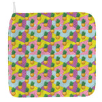 Zigzag Pineapple Pattern Print Hand Towel