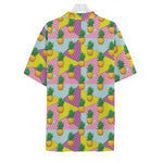 Zigzag Pineapple Pattern Print Hawaiian Shirt