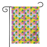 Zigzag Pineapple Pattern Print House Flag