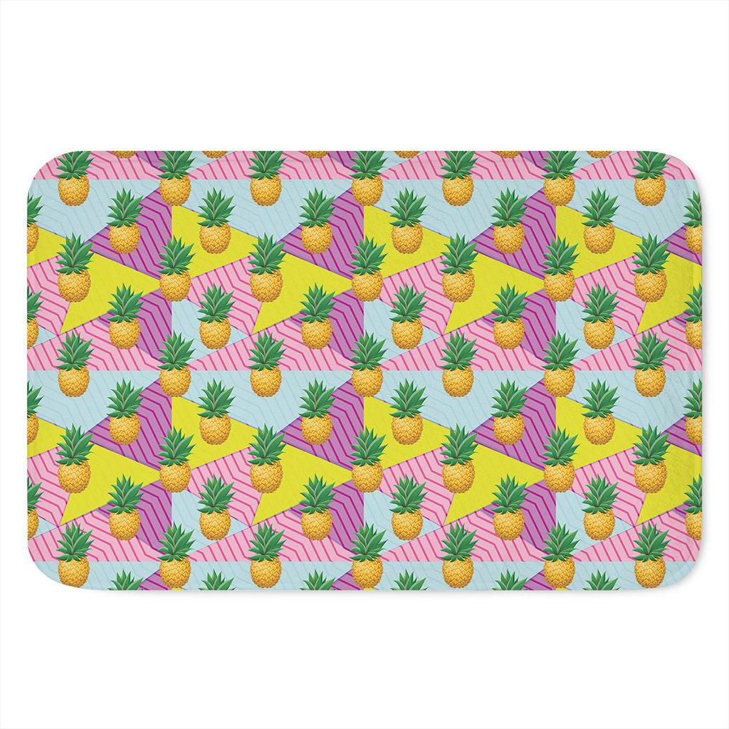 Zigzag Pineapple Pattern Print Indoor Door Mat