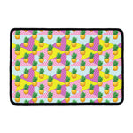 Zigzag Pineapple Pattern Print Kitchen Mat