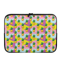 Zigzag Pineapple Pattern Print Laptop Sleeve