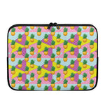 Zigzag Pineapple Pattern Print Laptop Sleeve