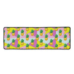 Zigzag Pineapple Pattern Print Long Kitchen Mat