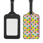 Zigzag Pineapple Pattern Print Luggage Tag