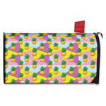 Zigzag Pineapple Pattern Print Mailbox Cover
