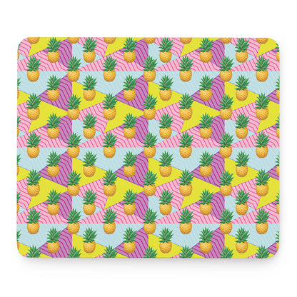 Zigzag Pineapple Pattern Print Mouse Pad