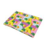 Zigzag Pineapple Pattern Print Pet Cooling Mat Cover