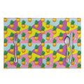 Zigzag Pineapple Pattern Print Placemat