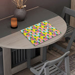 Zigzag Pineapple Pattern Print Placemat