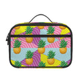 Zigzag Pineapple Pattern Print Portable Lunch Bag