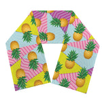 Zigzag Pineapple Pattern Print Scarf