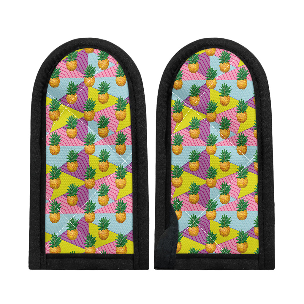Zigzag Pineapple Pattern Print Skillet Handle Cover