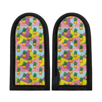 Zigzag Pineapple Pattern Print Skillet Handle Cover