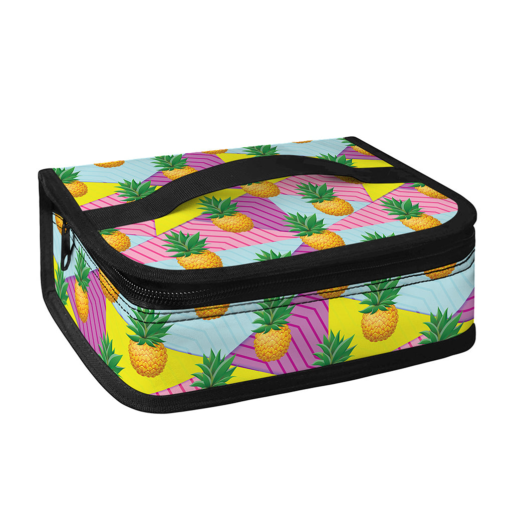 Zigzag Pineapple Pattern Print Small Lunch Bag
