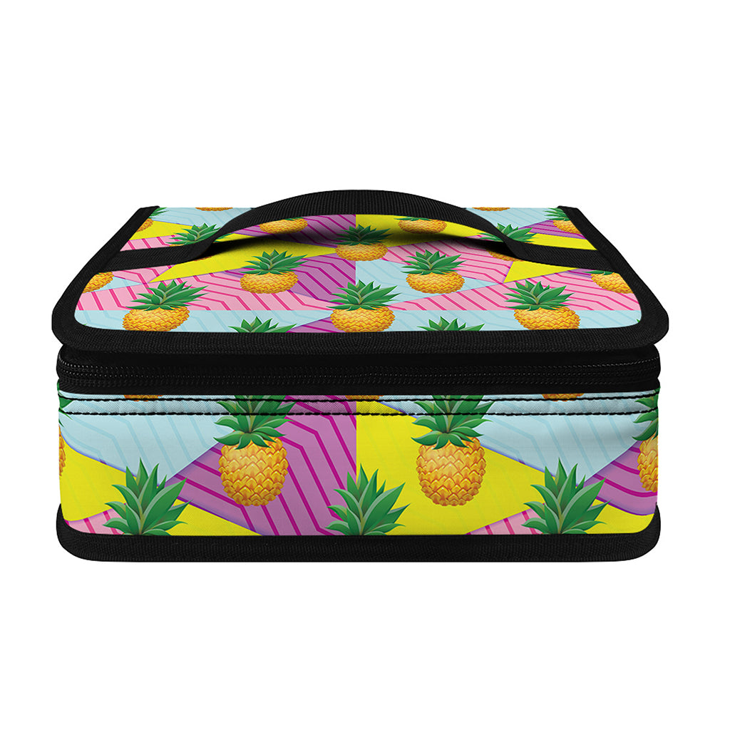 Zigzag Pineapple Pattern Print Small Lunch Bag