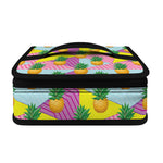 Zigzag Pineapple Pattern Print Small Lunch Bag