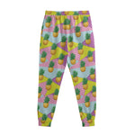 Zigzag Pineapple Pattern Print Sweatpants