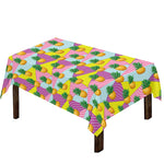 Zigzag Pineapple Pattern Print Tablecloth