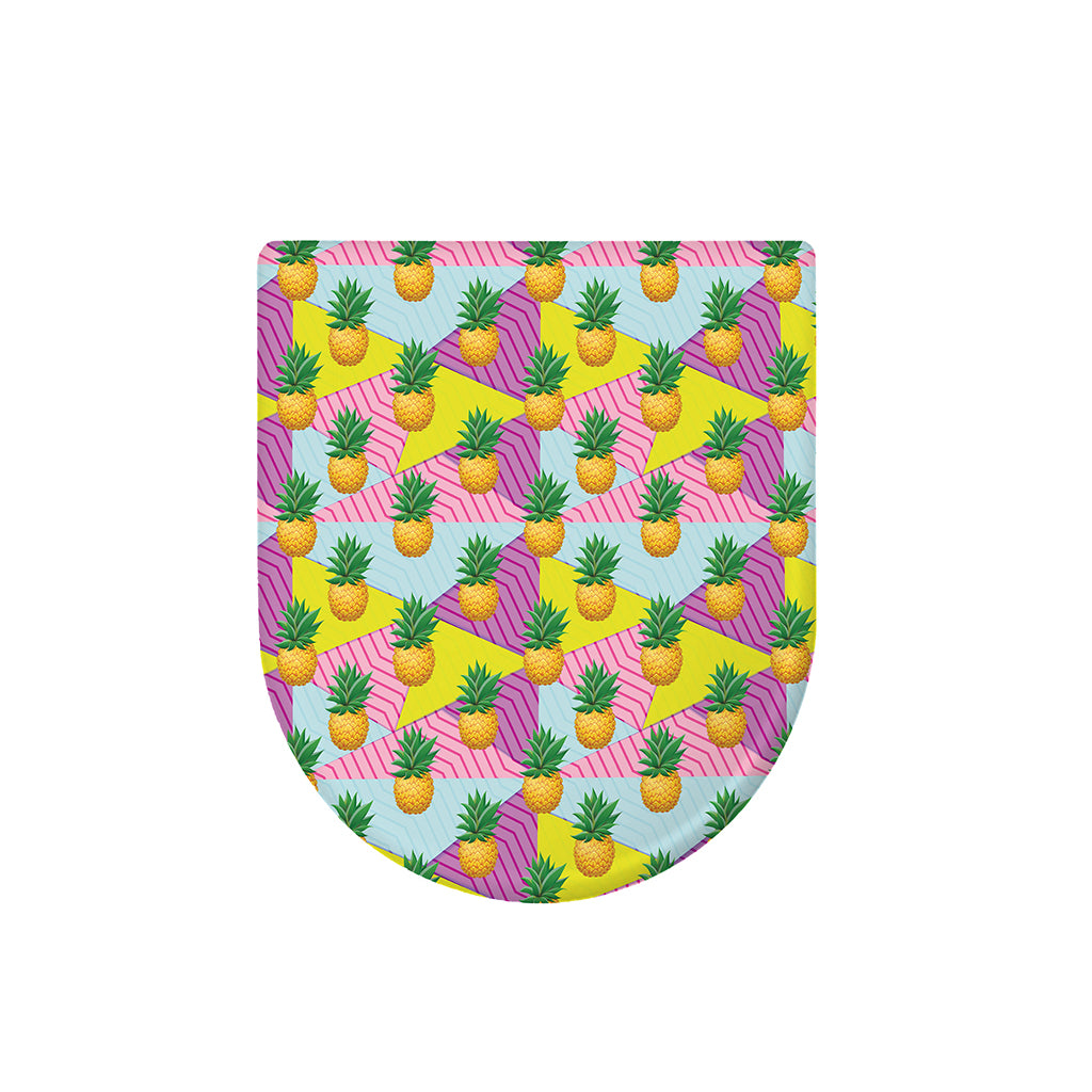 Zigzag Pineapple Pattern Print Toilet Lid Cover